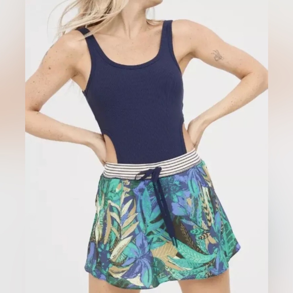 NWT Offline By Aerie Tennis Skort Dress Navy Size Medium
